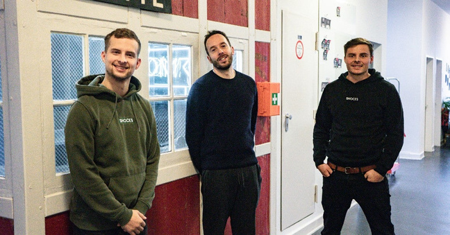 Die Snocks-Gründer zu Besuch bei OMR.