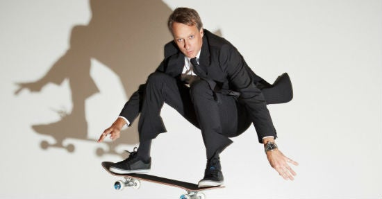 Tony Hawk, Business-Mann auf vier Rollen. (Quelle: Dale May, Forbes.com)