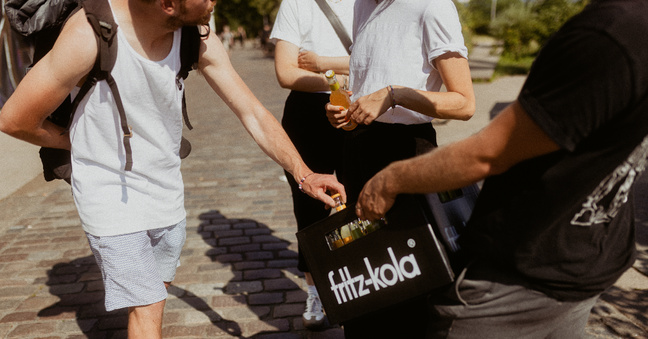 fritz-kola bei der Hitzehilfe-Aktion 2022