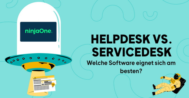 Helpdesk vs. Servicedesk Titelbild