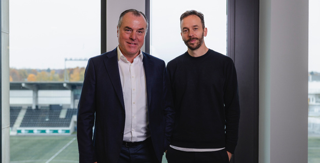 Clemens Tönnies und Philipp Westermeyer in der Premium-Food-Group-Zentrale in Rheda-Wiedenbrück.