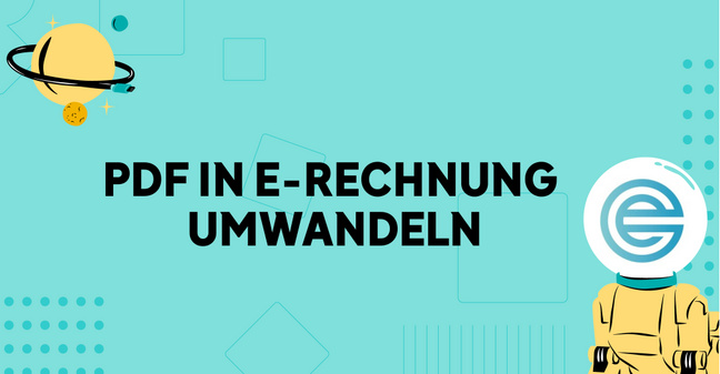 Titelbild: PDF in e-rechnung umwandeln ebill