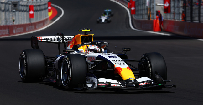 Mit 22 Jahren im Formel-1-Cockpit: Der Japaner Yuki Tsunoda fährt in dieser Saison für die Visa Cash App Racing Bulls, wie hier beim Großen Preis von Madrid. Foto: Getty Images/Red Bull Content Pool