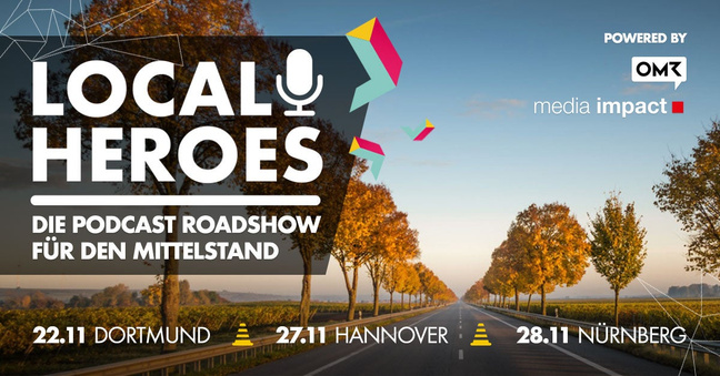 OMR Media Impact Local Heroes Podcast Roadshow