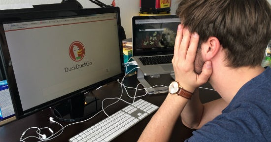 Manchmal kommt beim Google-Entzug echte Verzweiflung auf.