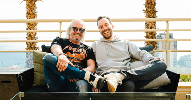 OMR-Gründer Philipp Westermeyer hat Robert Geiss für die Aufnahme in Monaco besucht. Foto: Rikkert Aussems