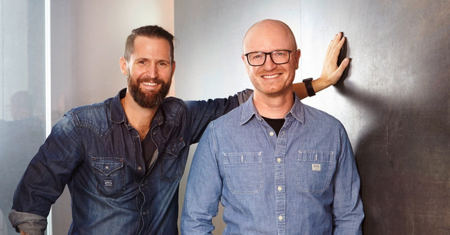 Pascal Hohmann und Clas Jelinek haben das Düsseldorfer Startup Storyflash gegründet. Foto: Storyflash