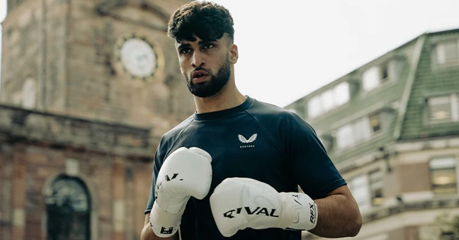 Der britische Profiboxer Adam Azim zählt zu den Markenbotschaftern von Castore. (Foto: Castore)