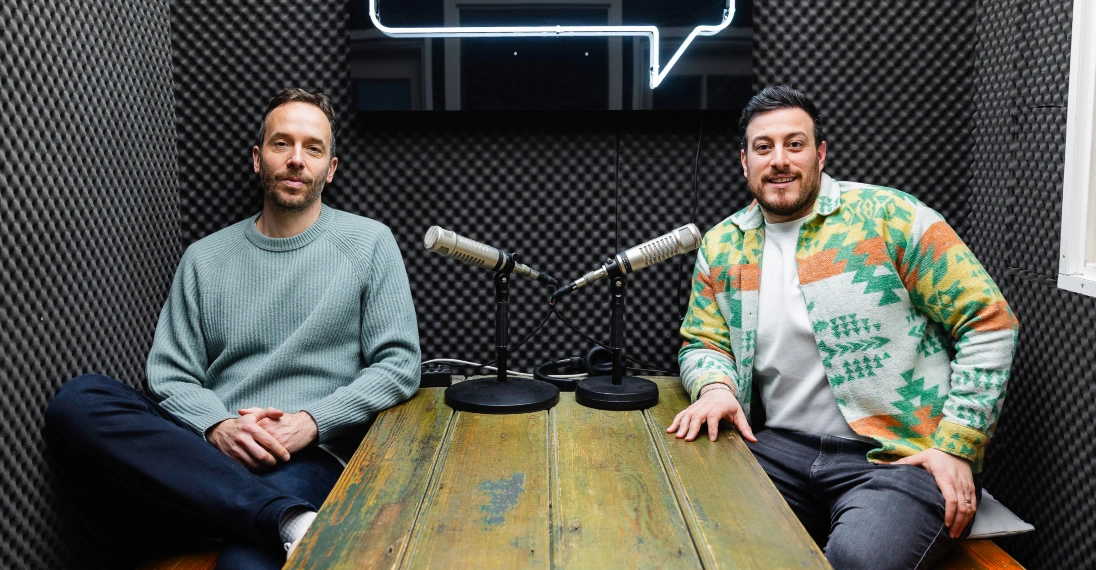 OMR-Gründer Philipp Westermeyer und Wonderwaffel-CEO Murat Topcuoglu