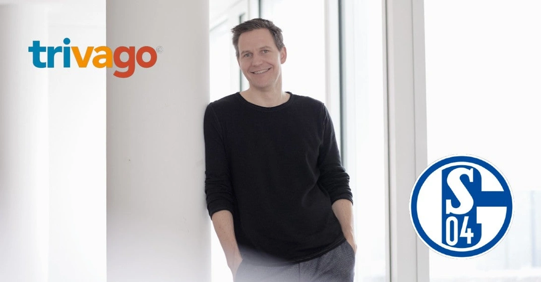 Axel Hefer: CEO bei Trivago und seit kurzem Aufsichtsratsvorsitzender bei Schalke 04 (Foto: Trivago, Montage: OMR).
