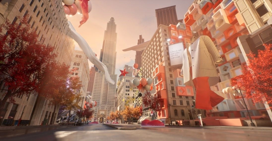 Shoppen in einer Metaverse-Version von New York: Die Welt, die Journee für die US-Kaufhauskette Macy's entwickelt hat