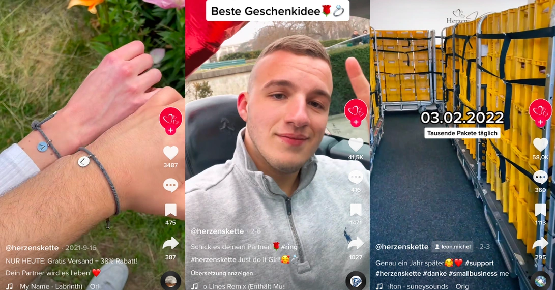 OMR Herzenskette Leon Michel