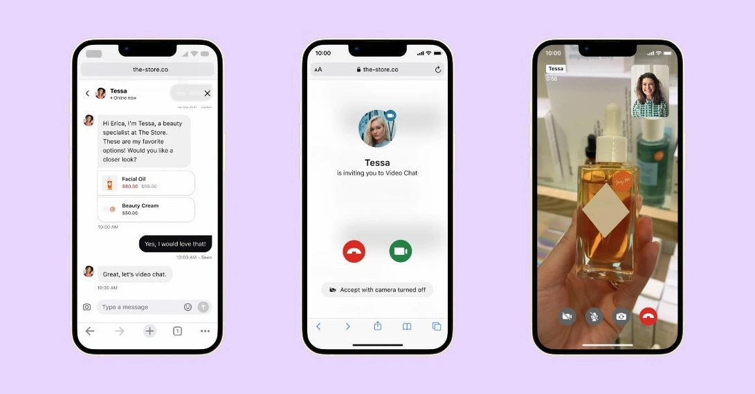 Die Live-Shopping-Funktion von Klarna kann bei Online-Shops auf der Seite eingebunden werden. Foto: Klarna