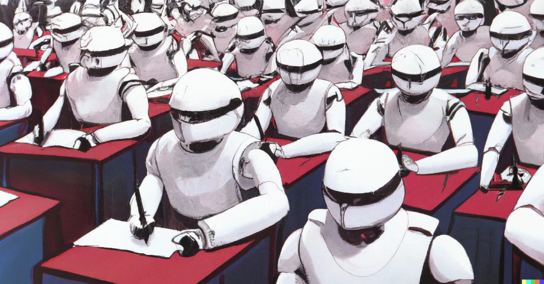 Eine Armee von Robotern, die Content verfasst