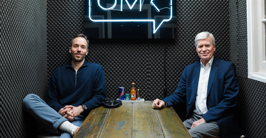 Unternehmer Michael Otto zu Besuch bei OMR