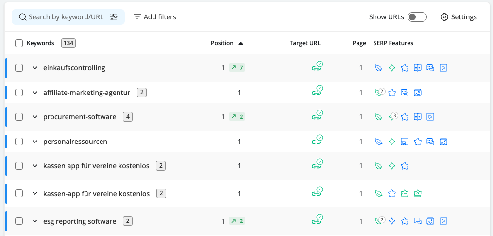 Screenshot AWR AI Overviews
