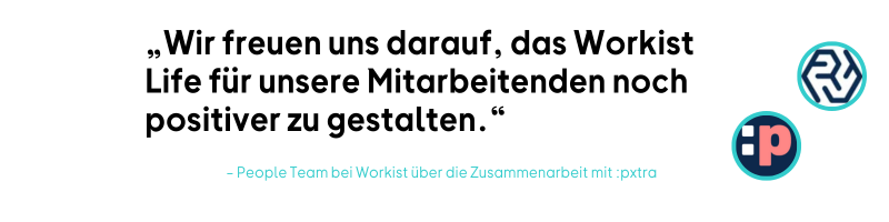 Zitatbox des People Teams von Workist