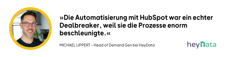 Zitatbox von Michael Lippert (HeyData)