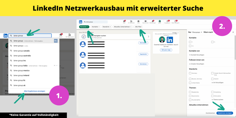 Erweiterte Suche