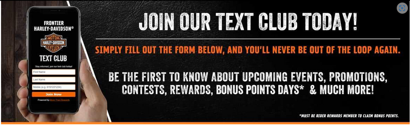 SMS-Kampagne Harley-Davidson