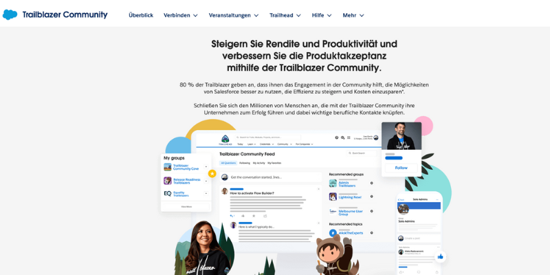 Screenshot Salesforce Trailblazer Community