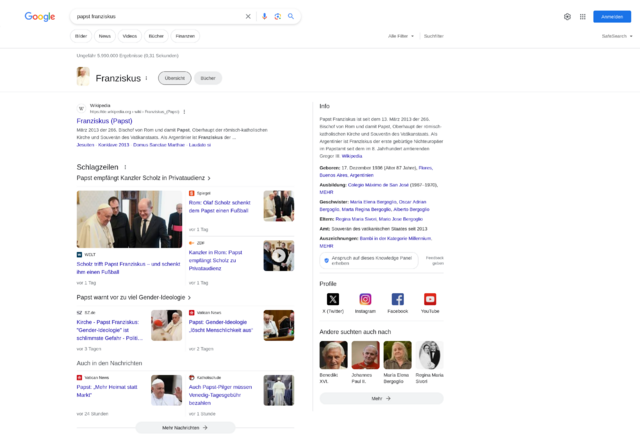 Google Knowlegde Graph