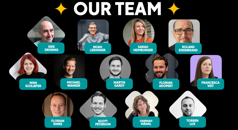 Das Team hinter der OMR-Keynote