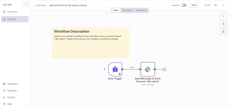 Error Handling Setup