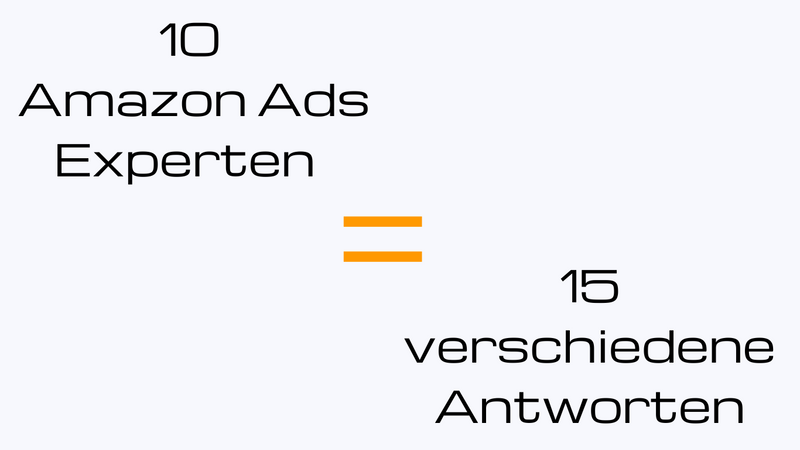 Unterschiedliche Meinungen Amazon-Ads-Expert*innen