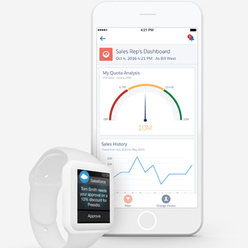   Mobile-CRM Salesforce Freigabe