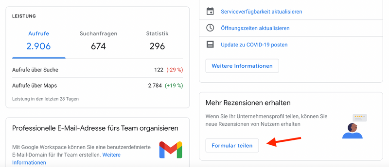 Google Maps Rankings verbessern mit Google-My-Business Bewertungen