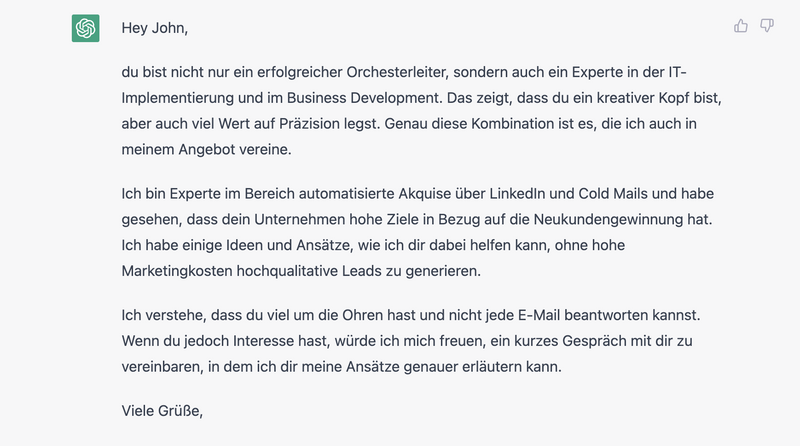OMR Beispiel Prompt 9 Ergebnis