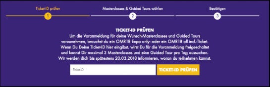 OMR18 Masterclasses