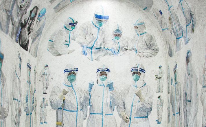 Viele preisen die Helfer in der Corona-Krise gerade wie Heilige. Duyi Han hat ihnen sogar eine Kapelle errichtet - zumindest virtuell. Duyi Han/Doesn‘t Come Out