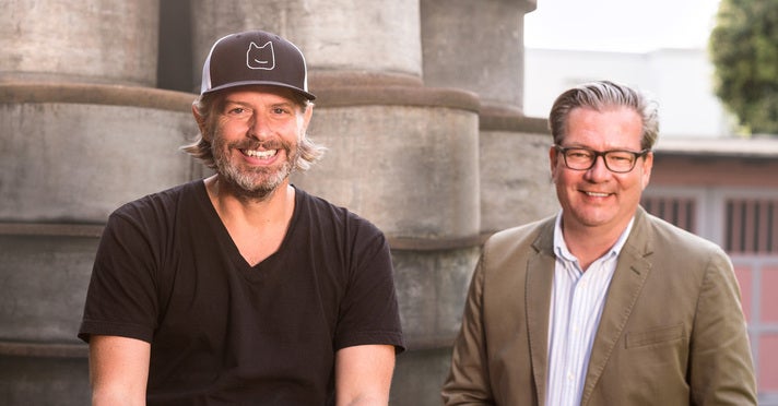 Patric Faßbender und Marcus Stahl, Gründer von Boxine