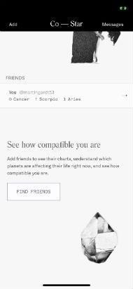 Co-Star Freunde einladen