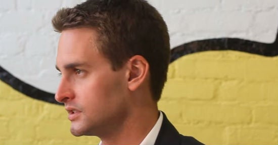 Evan Spiegel, CEO von Snapchat