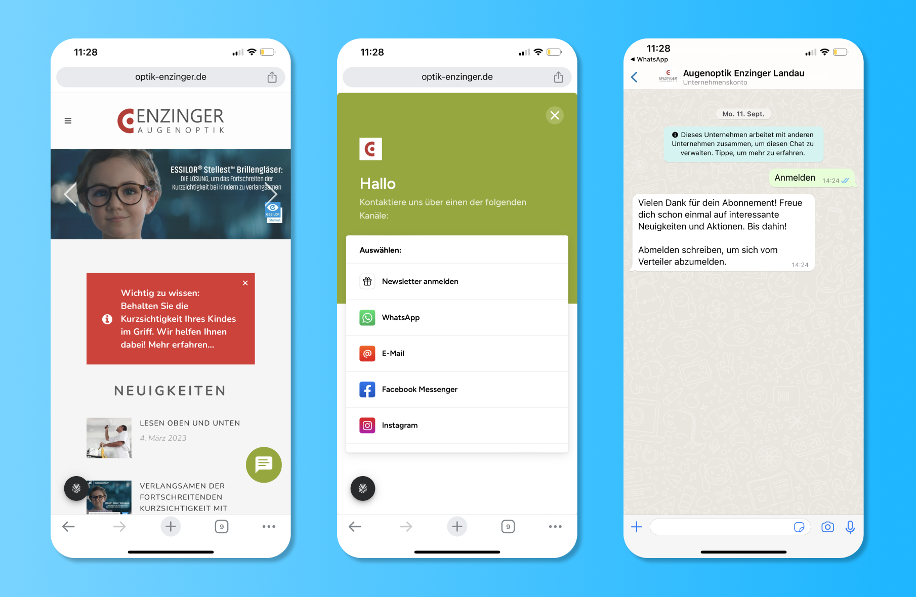 Optik Enzinger Beispiel Webchat WhatsApp Newsletter.png