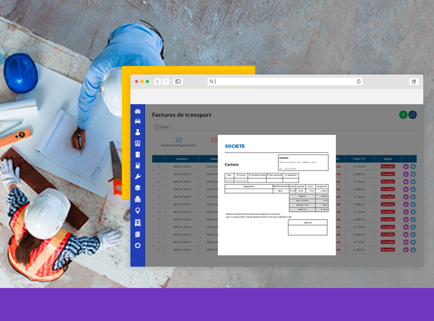 Une gestion simple et précise