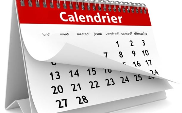 Calendrier des compétitions