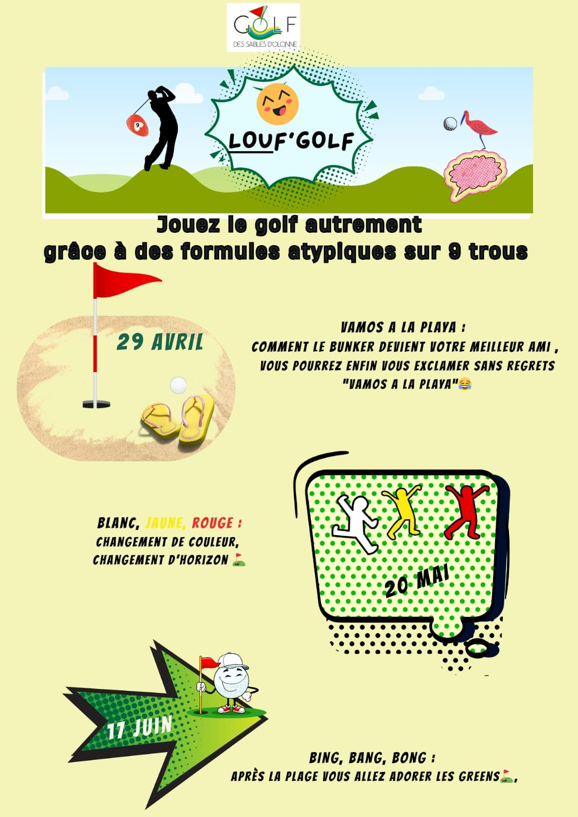 Animations LOUF' Golf 