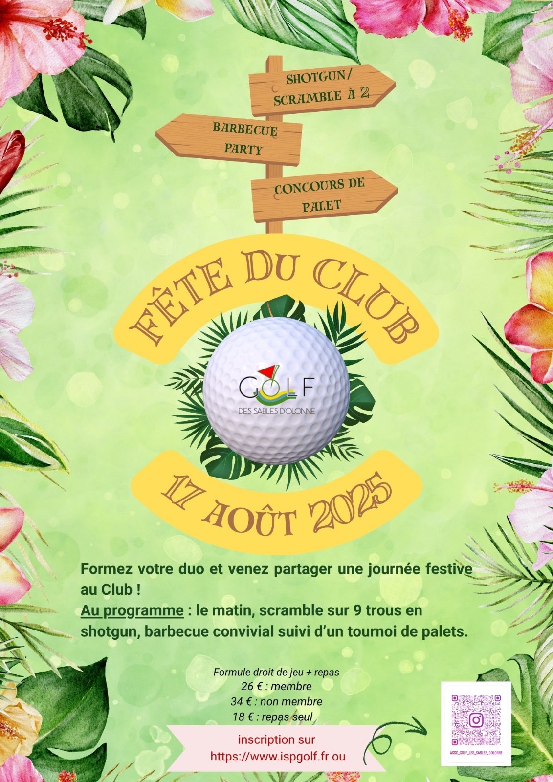 Fête du Club        Dimanche 17 août 