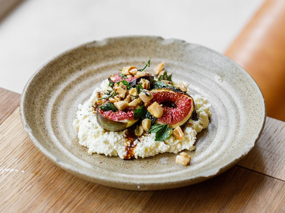 best London restaurant manteca featuring an italian inspired fig dish