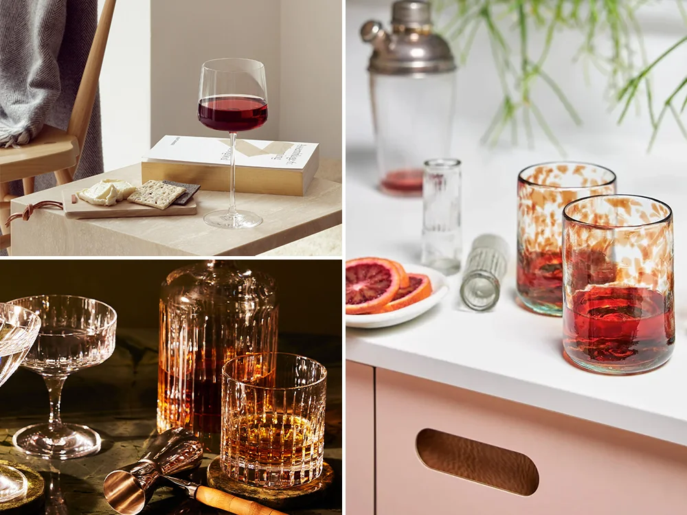 Best drinking glassware curated by The Wedding Shop buyers