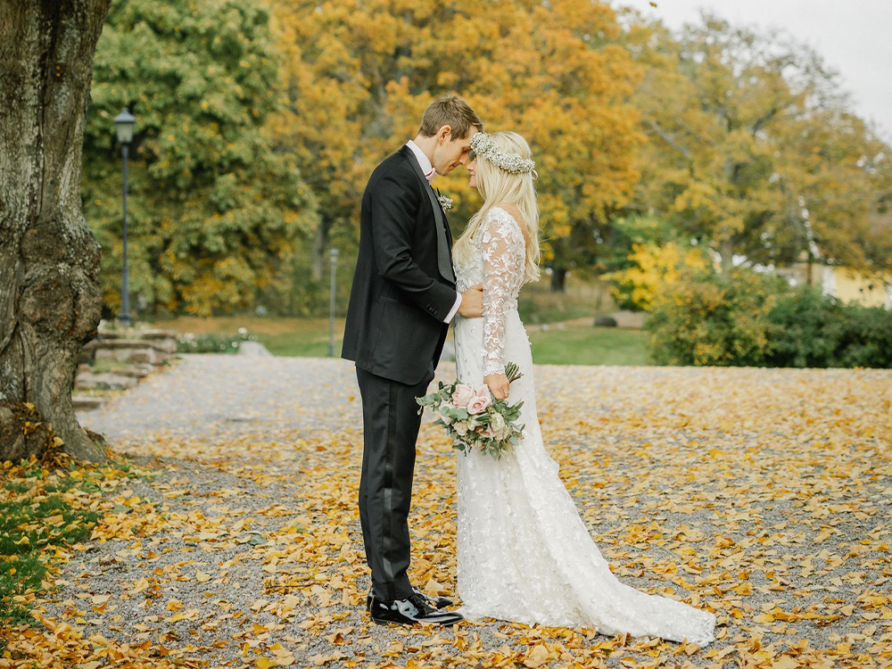 Michaela and William dreamy Sweden destination wedding