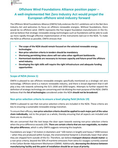 Position paper on the Net-Zero Industry Act