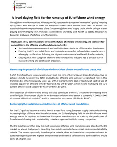 General position paper