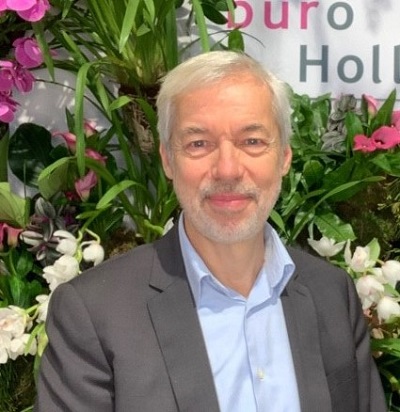 Ron Jeronimus, directeur France de l'Office Hollandais des Fleurs jusqu'au 20 octobre 2024. Après la représentation de l'Office en France est terminée.