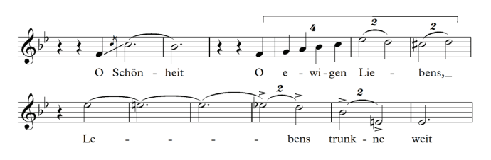 דוגמה 5: "הנושא האקסטטי" (Ewigkeit)