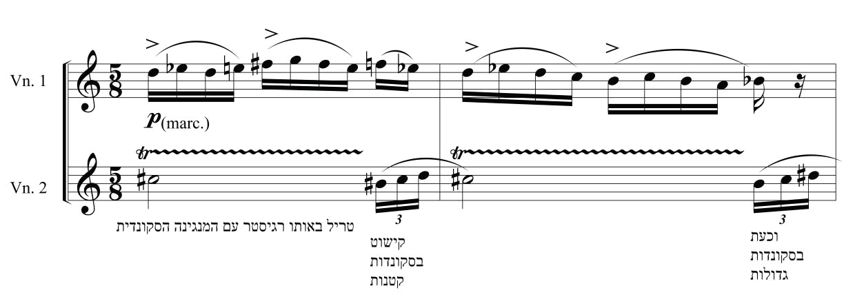 דוגמה 5: קשתות קיץ, תיבות 8-7, מוערות